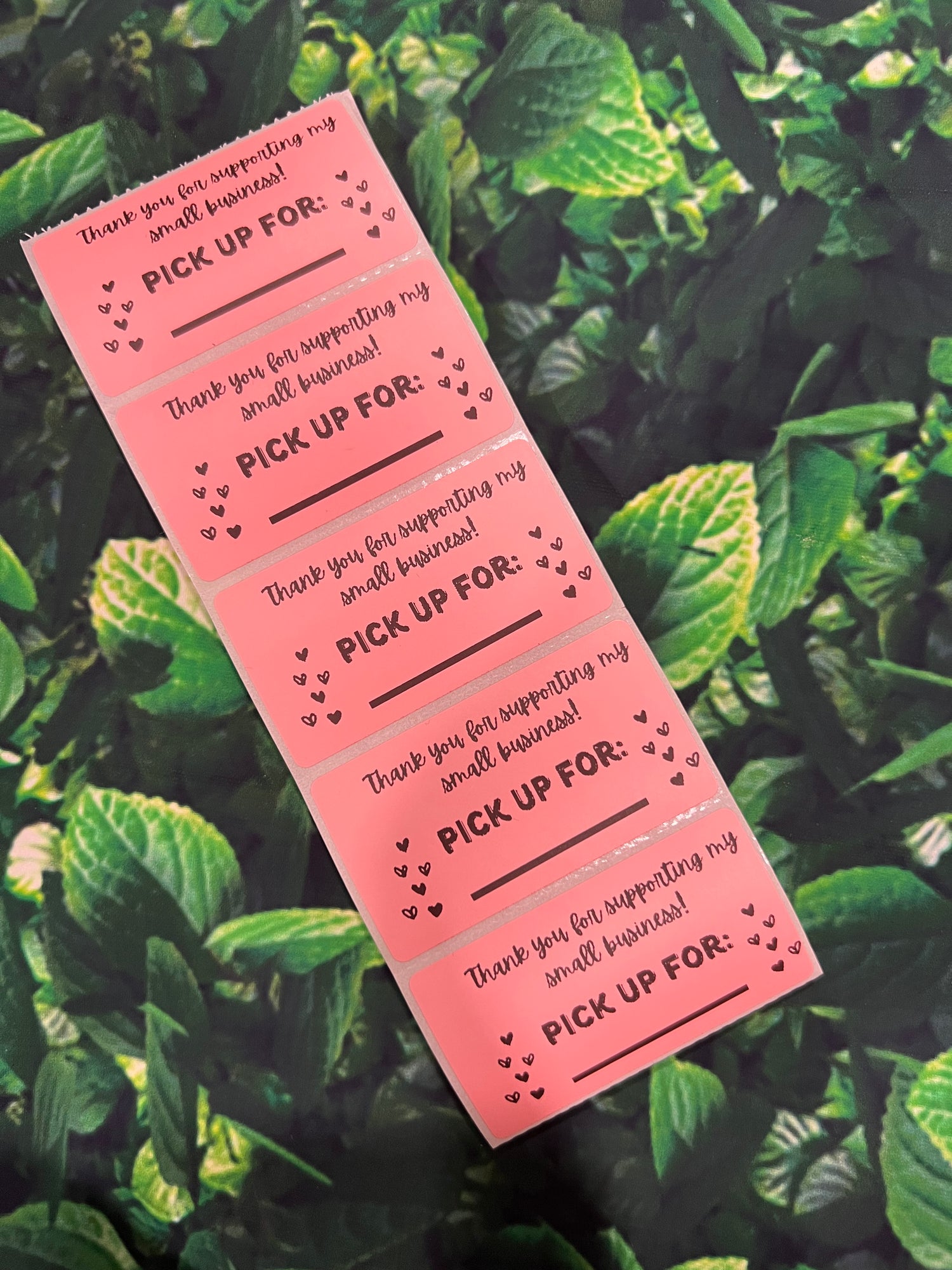 Packaging Stickers
