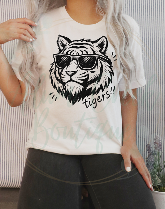 Sketched Tiger Head