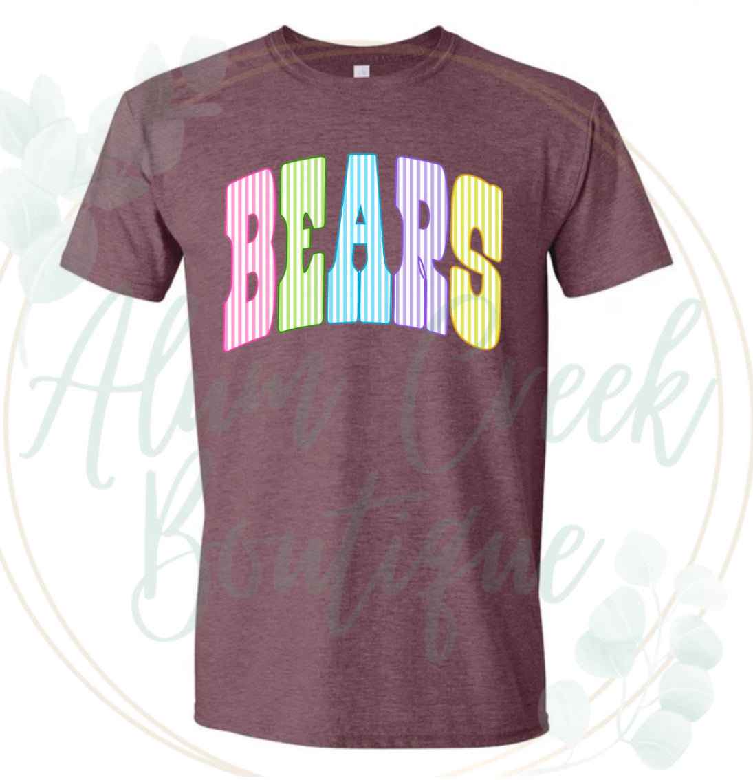 Bears striped colorful