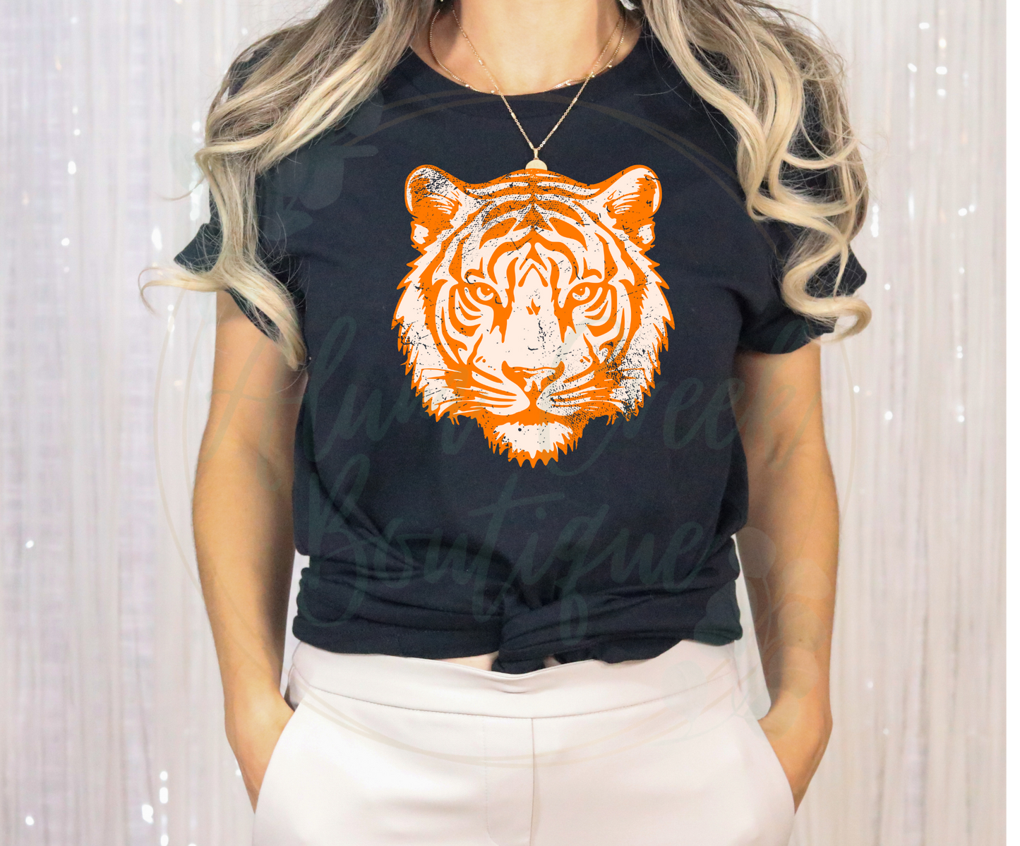 Distressed Tiger head